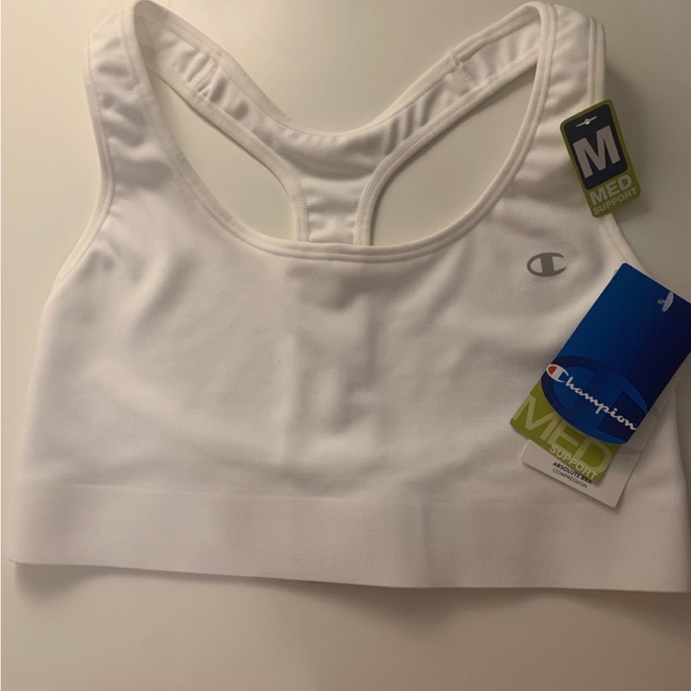 White Champion’s Sports Bra
